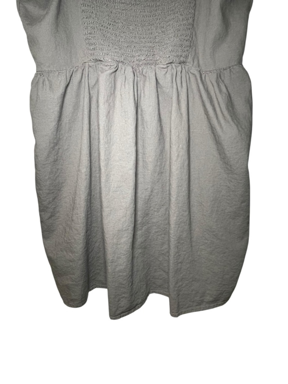 Aerie Tie Shoulder Corset Sundress Boho Linen Button Front Cottagecore Size XL - Picture 11 of 13